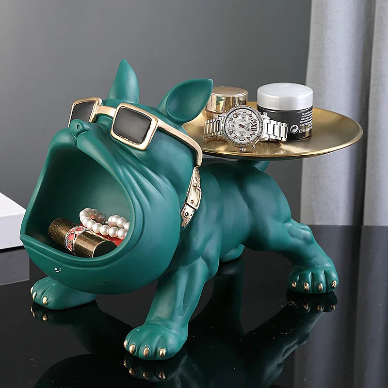 bulldog decorative figurine