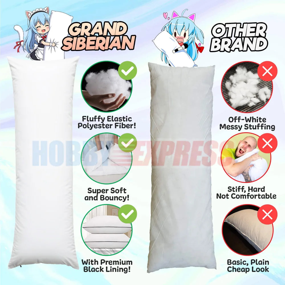 Never spend empty nights again: hug your Dakimakura Pillow and sleep peacefully!