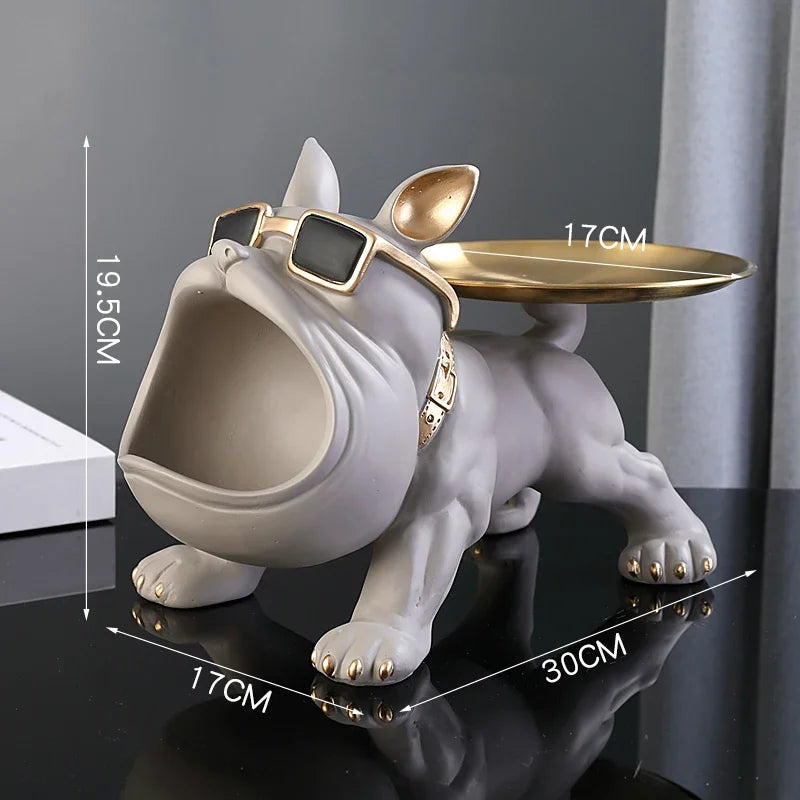 bulldog decorative figurine